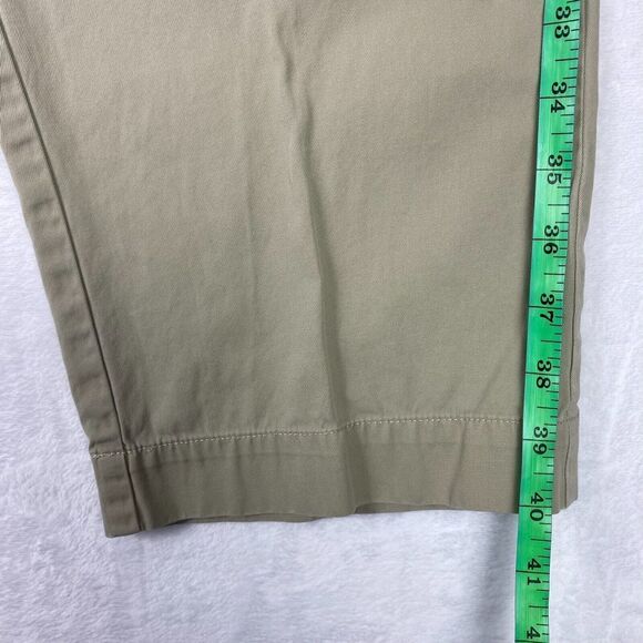 Ralph Lauren Pants Mens Size 36X30 Beige Straight Leg Flat Front 100% Cotton - Picture 10 of 15